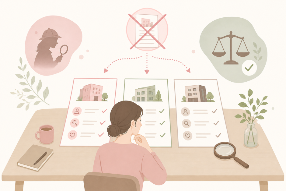 探偵社を1社だけで決めない方がいい理由｜見積もり比較で後悔を防ぐ